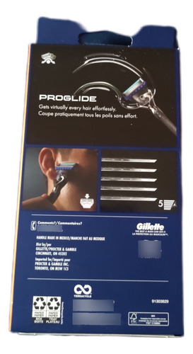 Rastrillo Gillette Proglide De 5 Navajas