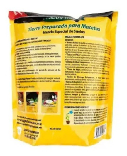 Tierra Preparada Happy Flower Para Macetas 10 Kg Msi