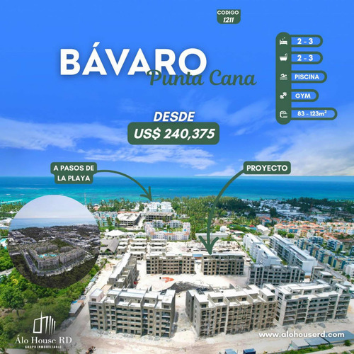 Apartamentos 2 Y 3 Habitaciones Bávaro Punta Cana