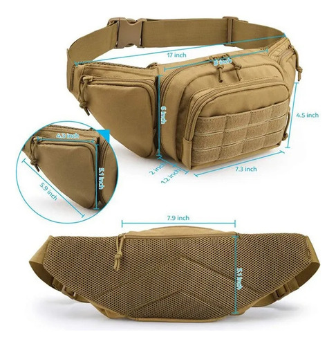 Riñonera Táctica Bolsa Molle Multifuncional