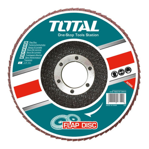 Pack 5 Disco Flap Lija Pulir Traslapado Laminado Metal Total