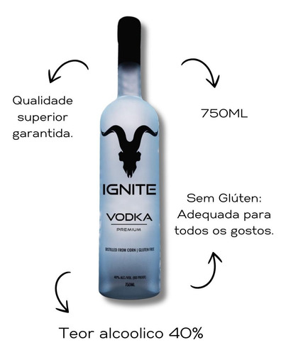 Vodka E Gin Ignite 750ml