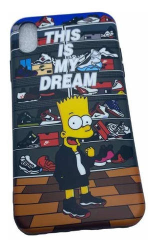 Case Funda Protector Para iPhone Los Simpsons Máxima Calidad