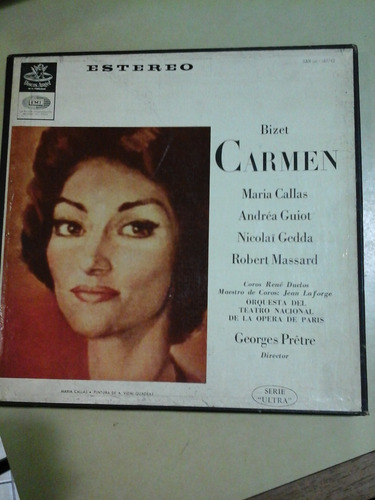 Vinilo 3587 - Carmen - Opera Completa - 3 Vinilos 