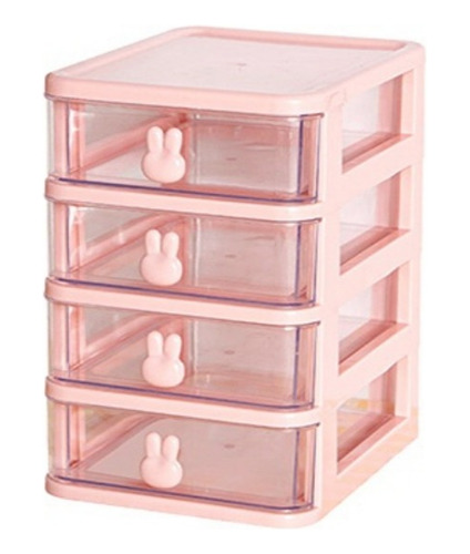 Organizador De 4 Niveles Para Anillos Multifuncional Rosado