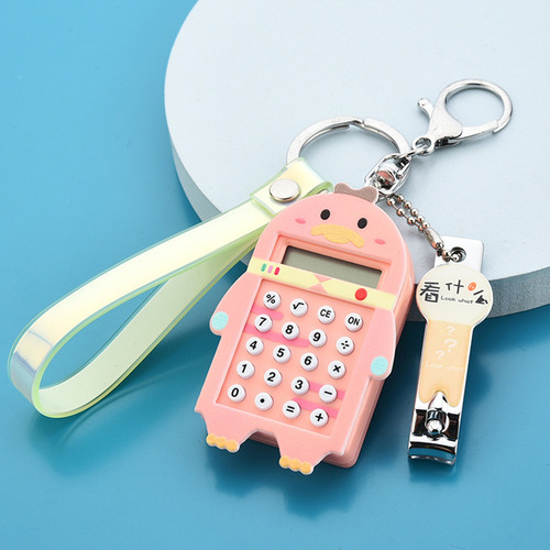 Attr - Colgante De Mini Calculadora De Dibujos Animados Con