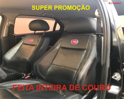 Capas Para Bancos 100% Couro Carros Fiat Todos Modelos Siena