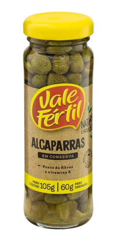 Imagem 2 de 3 de Alcaparra Em Conserva Vale Fértil Vidro 60g