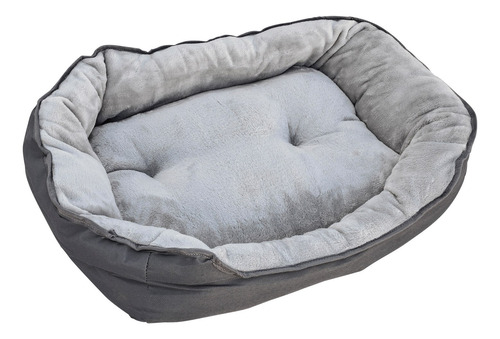 Cama Samba Para Perros Pequeños Color Gris Claro