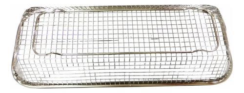 3 Charolas Metalicas Multiusos Rectangulares Cocina