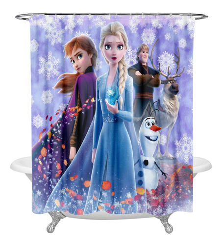 Set De Cortinas De Ducha Frozen Anime, Decoración Para Niños