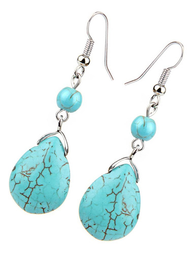 Pendientes Nupciales Pendientes De Retro Pendientes Azul