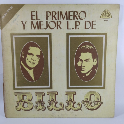 Lp Billo´s El Pimer Y Mejor L. P De Billo Paula Sonero