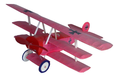 Vendo Kit En Madera Balsa Baron Rojo Fokker Dr1