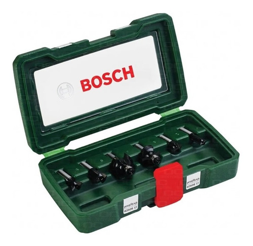 Set Promoline De Fresas 6 Piezas 1/4 Bosch 2607019462