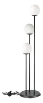 Comprar Abajur Coluna Newton 3 Globos Esfera De Vidro