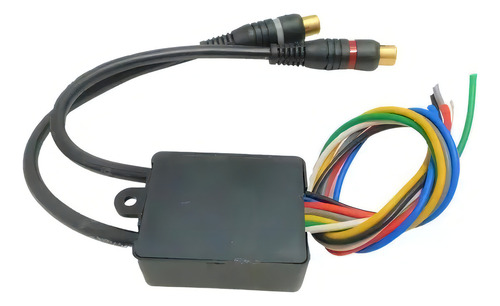 Conversor Adaptador De Fios Rca 2 Canais Permak Som Auto