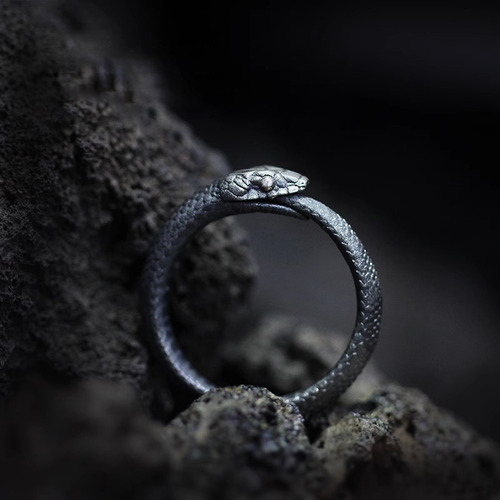 Anillo De Boca Viva De Ouroboros