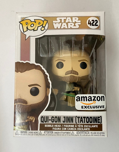 Funko Qui-gon Jinn Tatooine Exclusivo Star Wars 422 Liam 