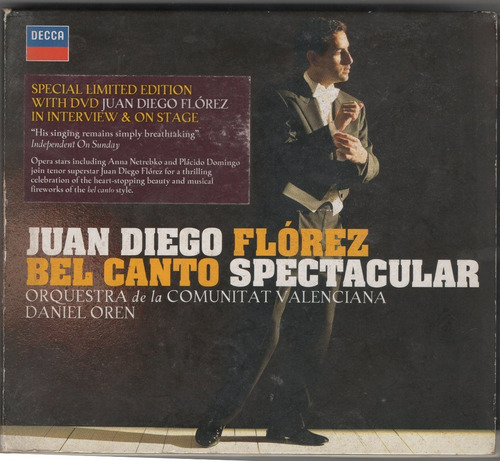 Juan Diego Florez Bel Canto Espectacular  Cd  Ricewithduck