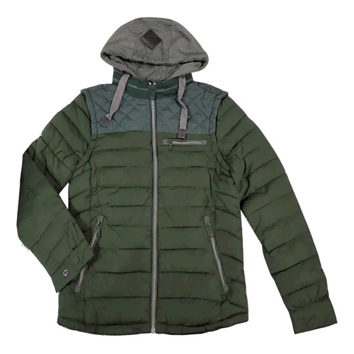 Imagen 9 de 9 de Campera Inflable Chaleco Liviano Pluma Hombre Importada A35