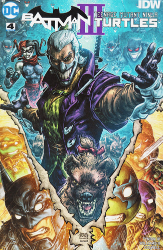 Comic Batman Teenage Mutant Ninja Turtles 3 # 4