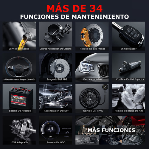 Escáner Automotriz Ancel Ds600 Bidireccional Autoauth Fca