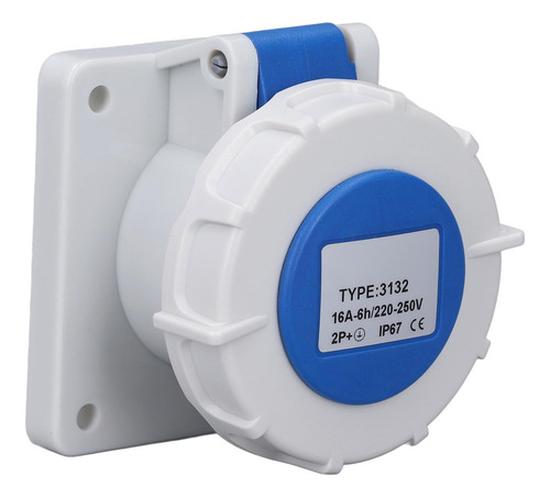 Toma De Corriente Industrial A Prueba De Agua, Enchufe Ip67
