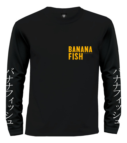 Camiseta Camibuzo Anime Banana Fish Letras