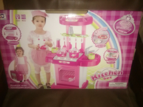 Imagen 4 de 5 de Bellísima Cocina Para Niñas Con Luces, Sonido