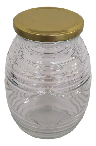 Frasco Mielero Tapa Dorada 700 Ml (24 Pz)