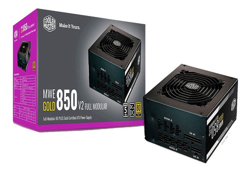 Fuente Poder 850w Full Modular 80 Plus Gold Cooler Master