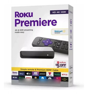 Roku Premier - 4k/hdr Reproductor + Cable Hdmi + Control