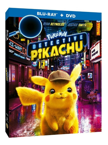 Blu Ray + Dvd Detective Pikachu  Pokémon  