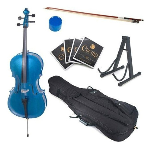 Equipo De Violonchelo Estudiante  Azul