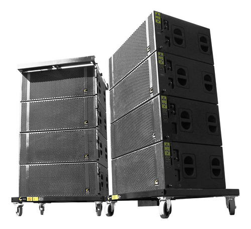 Bafle Lineal Kendo Melo 2x12 1000w Rms Neodimio 135db Pasivo Color Negro