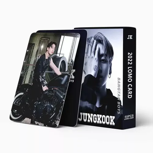 BTS トレカ　CONCEPT PHOTOBOOK  JK Cartões Fotográficos Bts, Cartões Jungkook Lomo, 55 Folhas