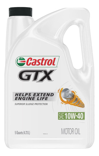 Aceite Castrol 10w-40 Mineral Gtx Original Sellado