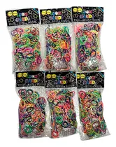 Comprar Paquete 3600 Gomitas Para Armar Pulseras Loom Bands