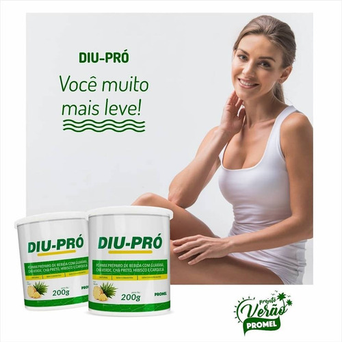 Imagem 2 de 5 de Diu Pró - Guaraná, Chá Verde, Chá Preto, Hibisco E Carqueja