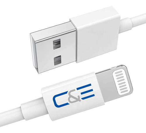 Cable Lightning 8p Usb Certificado Mfi Para iPhone 12 11 X 8