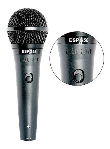 Microfono Profesional Dinamico  Con Cable De 5 Mts, Nuevo