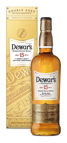 Whisky Dewars 15 Años Double Age X750cc