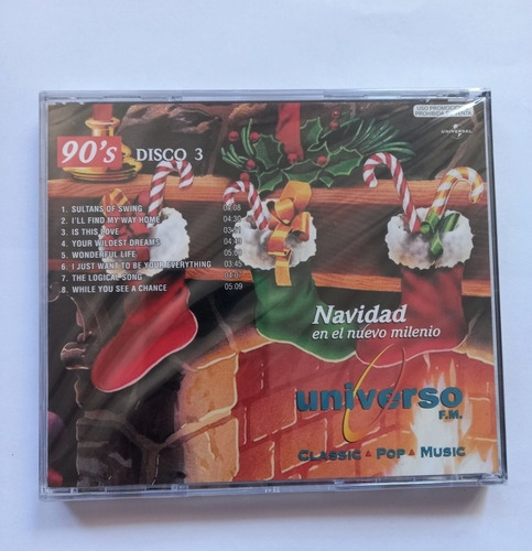 Radio Universo Navidad Felicidades Año 2000. 3 Cds