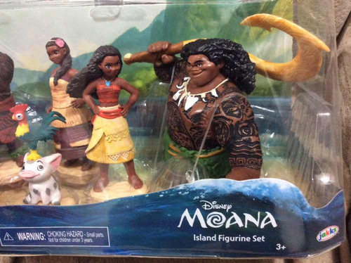 Disney Moana Maui Set De Figuras Island Set