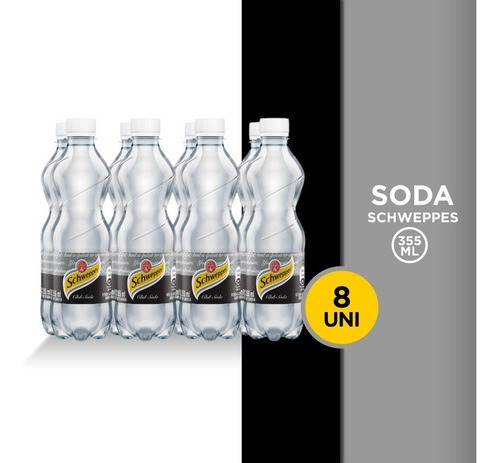 Soda Schweppes Bombita Pet 355ml 8 Unidades