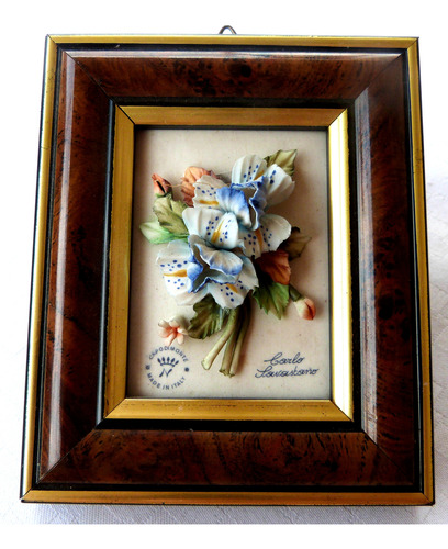 Monijor62-coleccion Porcelana Capodimonte C.savastano Cuadro (Usado)
