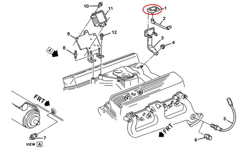 Sensor (map) Chevrolet S10 Blazer 4.3l V6 1991