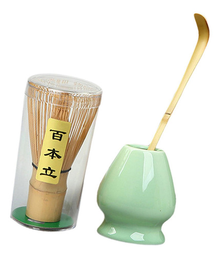 Matcha Watch Set Ceramics Matcha Batcher Soporte De Verde