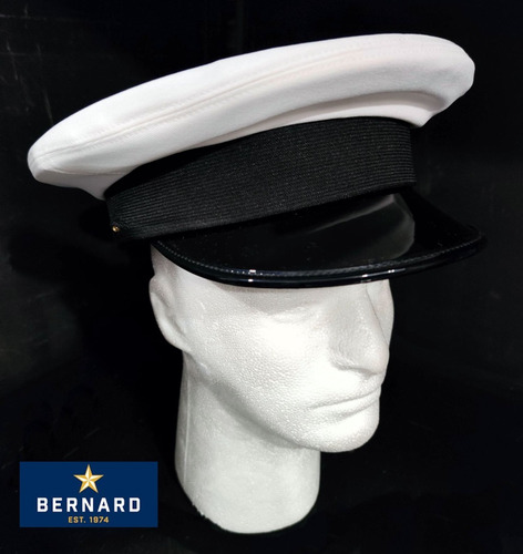 Kepis Blanco Gorra Marca Bernard Usa Original Tienda Ccs Mcy